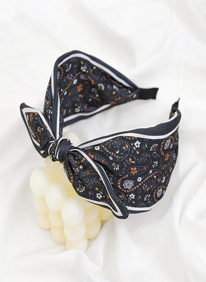 Lvyeer 2 Pack Bow Headbands for Women, Knotted Floral Rabbit Ear Cute Hairband Hair Accessories for Girls - Image 3